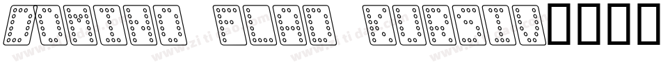 Domino flad kursiv字体转换